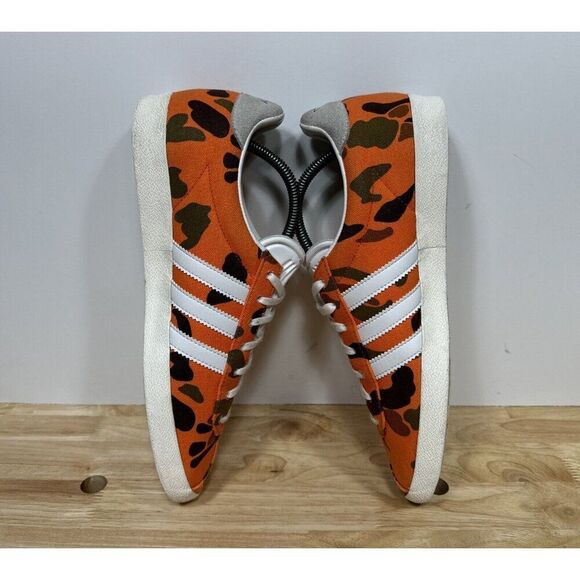 Sample Adidas x Noah Gazelle OG Collaboration Men’s Sz 9 Orange Camo FY5381 - Picture 5 of 9